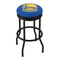 thumbnail image 1 of Trademark Gameroom Golden State Warriors City Black Ribbed Barstool, 1 of 5