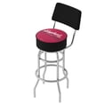 thumbnail image 1 of Hunt Skull Padded Swivel Swivel Bar Stool with Back, 1 of 6