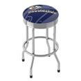 thumbnail image 1 of Trademark Gameroom Nashville Predators Logo Chrome Ribbed Barstool, 1 of 5