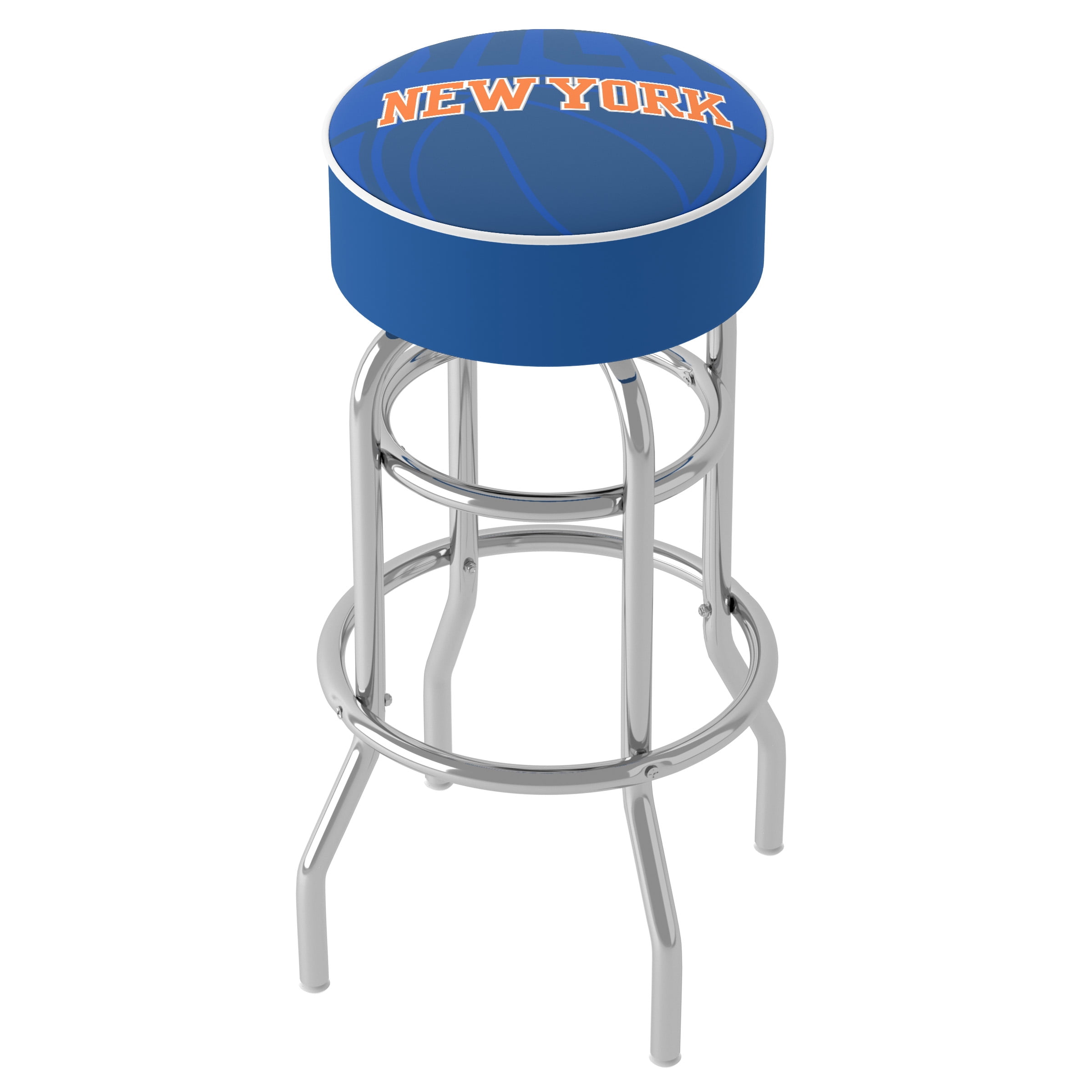 Trademark Gameroom New York Knicks Fade Bar Stool with Padded Seat