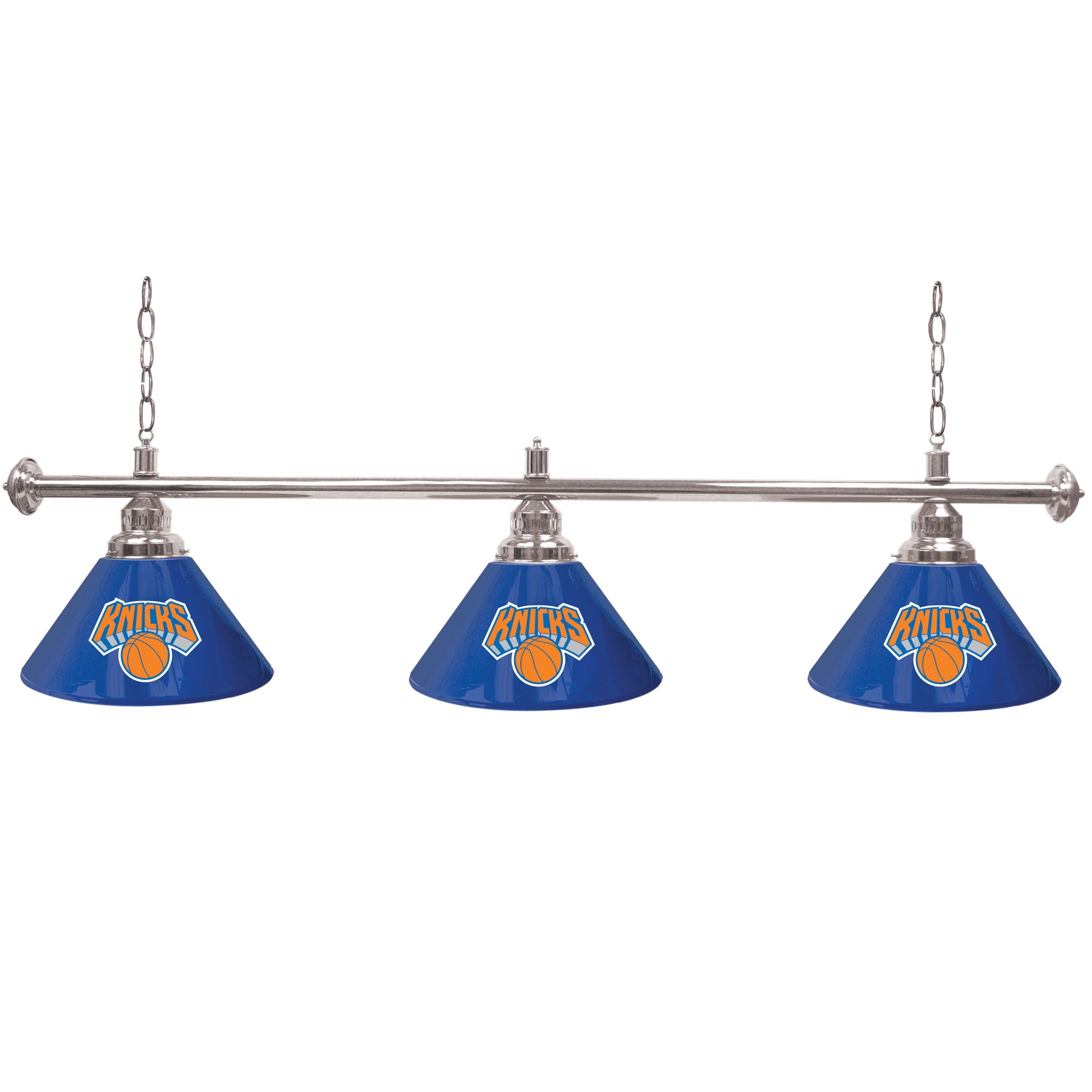 Trademark Gameroom New York Knicks Logo 3-Shade Hanging Lamp