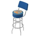 thumbnail image 1 of Los Angeles Clippers NBA Padded Swivel Swivel Bar Stool with Back, 1 of 6