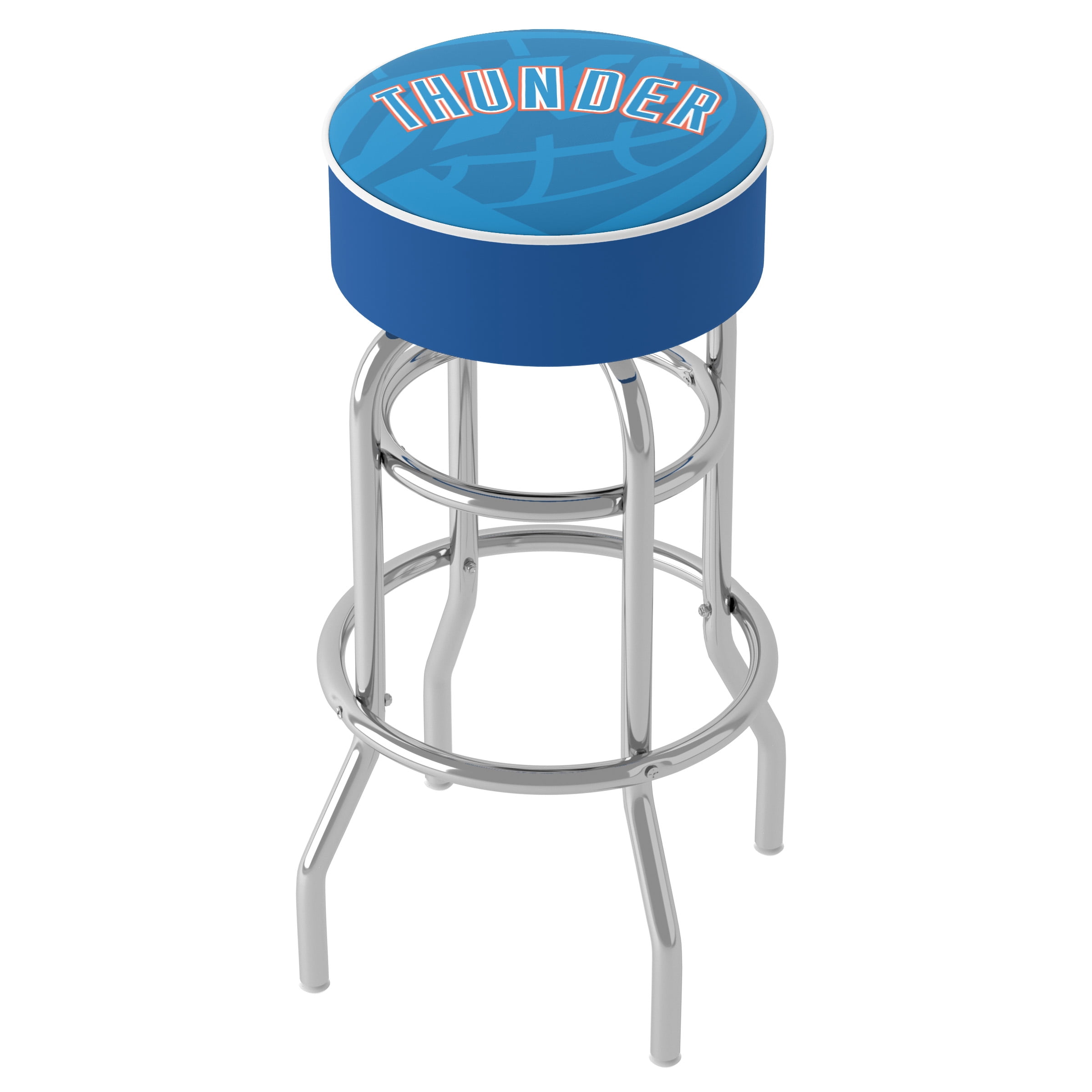 Trademark Gameroom Oklahoma City Thunder Fade Bar Stool with Padded Seat