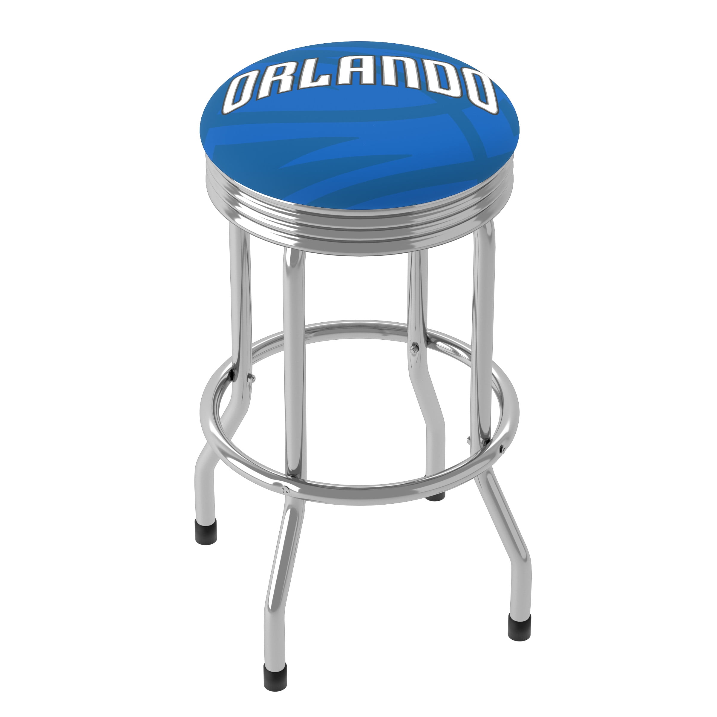 Trademark Gameroom Orlando Magic Fade Chrome Ribbed Barstool