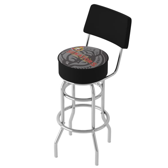 Trademark Gameroom Ottawa Senators Watermark Bar Stool with Back Rest