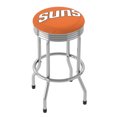 thumbnail image 1 of Trademark Gameroom Pheonix Suns Fade Chrome Ribbed Barstool, 1 of 5