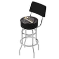 thumbnail image 1 of Trademark Gameroom Pittsburgh Penguins Watermark Bar Stool with Back Rest, 1 of 6