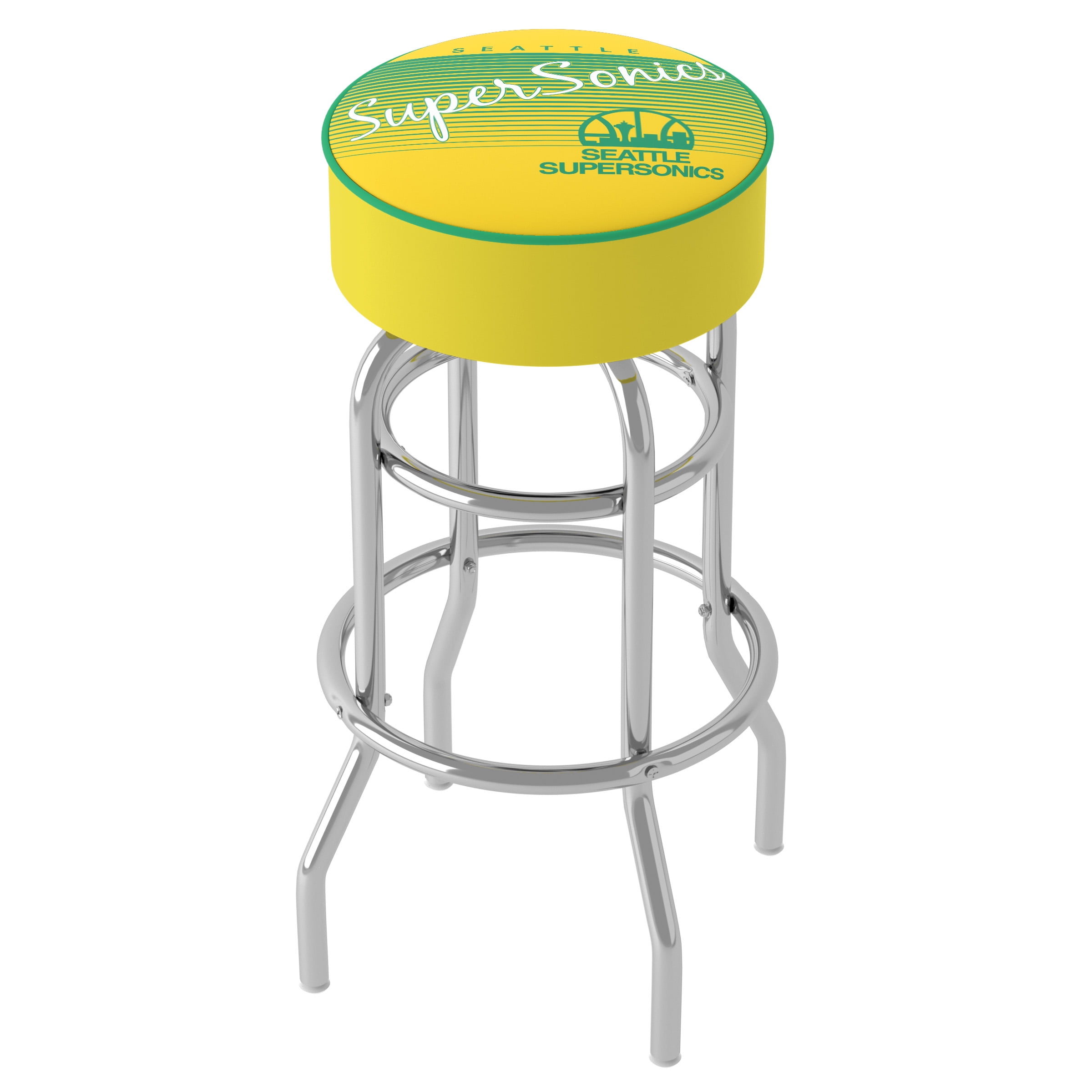 Trademark Gameroom Seattle Supersonics Hardwood Classics Bar Stool