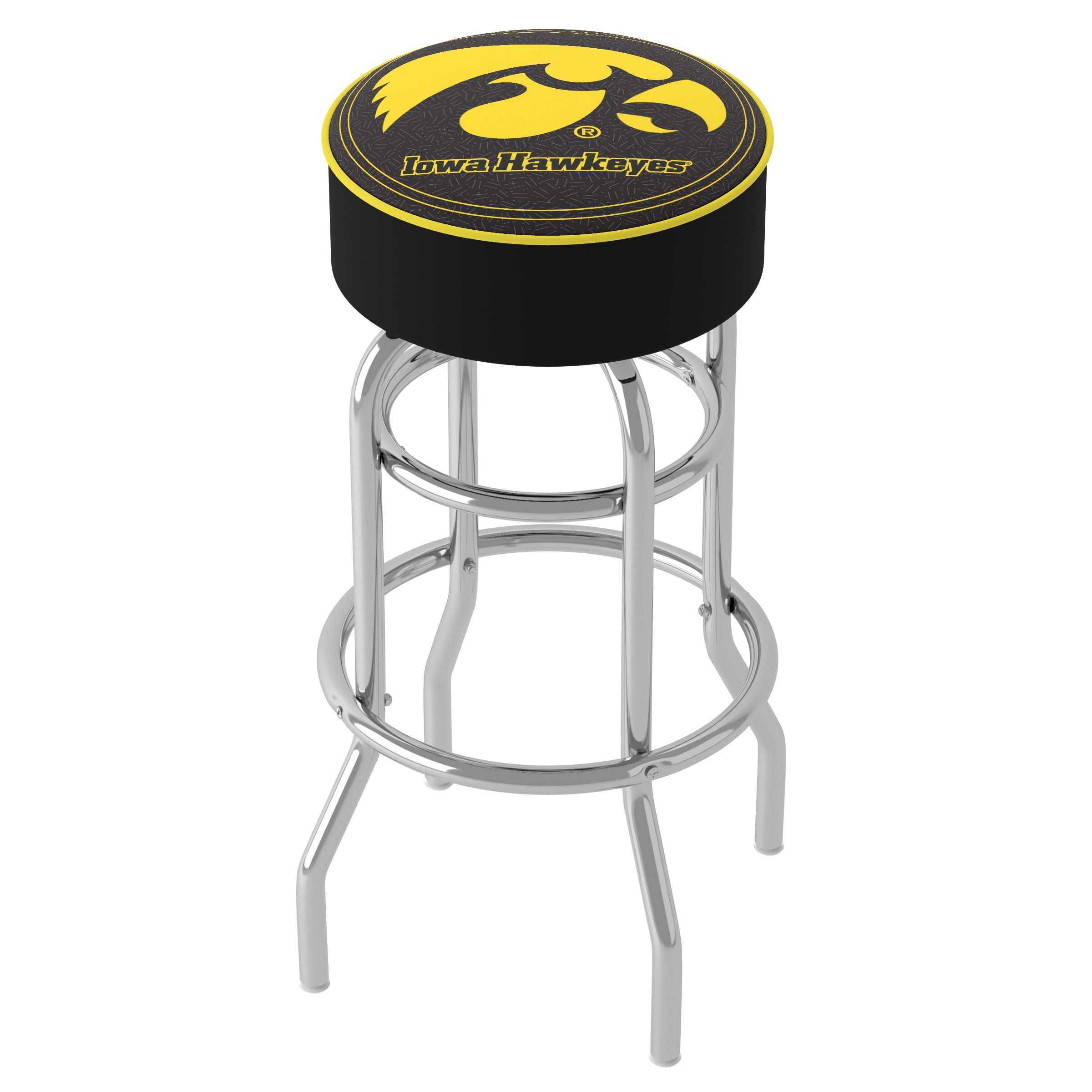 Trademark Gameroom University of Iowa Bar Stool with Padded Seat