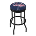thumbnail image 1 of Trademark Gameroom Washington Capitals Logo Black Ribbed Barstool, 1 of 5