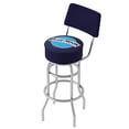 thumbnail image 1 of Stuckeys Watermark Padded Swivel Swivel Bar Stool with Back!, 1 of 6