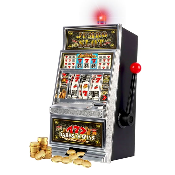 Trademark Games Real Slot Machine with Realistic Jackpot Lights and Sounds