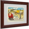 thumbnail image 1 of Trademark George Fay 'Syndicat Central' Art, White Matte W/Wood Frame, 16' x 20', 1 of 1