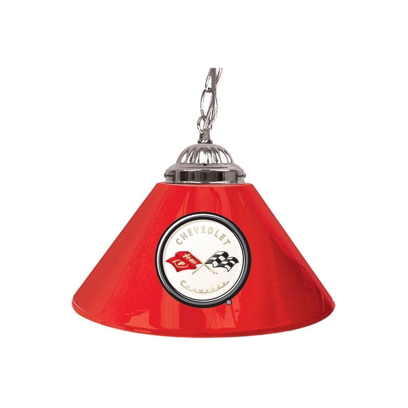 Trademark Global 14" Single Shade Bar Lamp Red Corvette C1 (GM1200R-C1-COR)