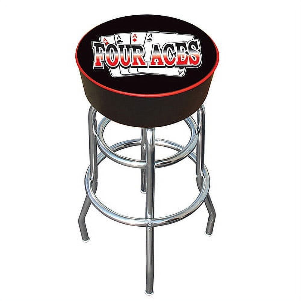 Imperial Atlanta Braves Team Chrome Bar Stool