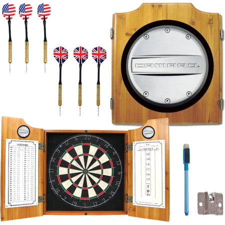 Trademark Global Solid Pine Dart Cabinet Set Chevrolet Camaro (GM7000-CAM-FD)