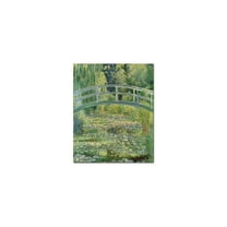 Trademark Fine Art Claude Monet The Waterylily Pond Pink Harmony 1899 Canvas Wall Art - 14x19