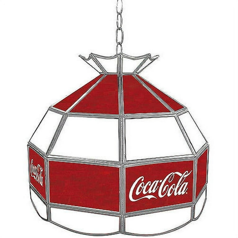Coca cola tiffany lamp top
