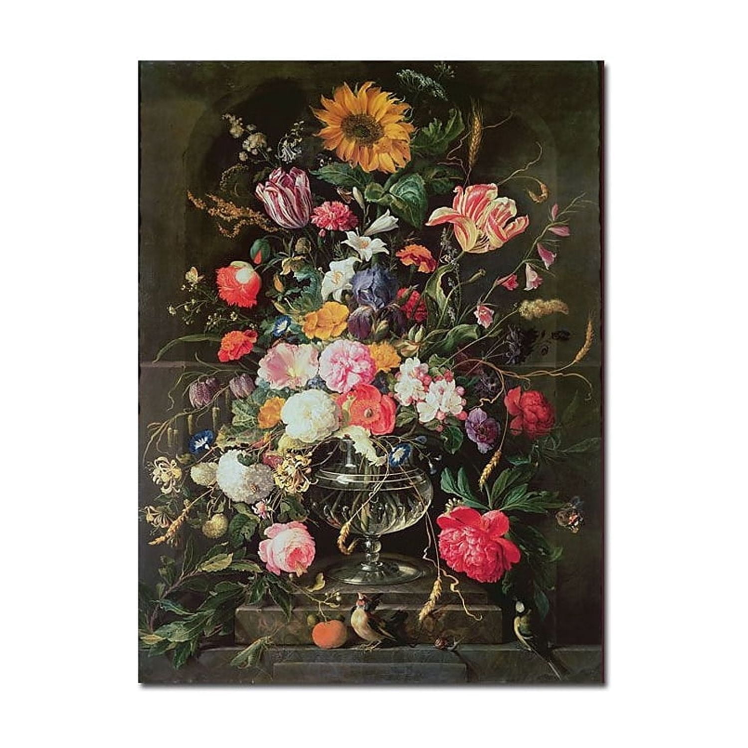 Trademark Global Cornelis De Heem "Still Life" Canvas Art 24" x 18" (BL0009-C1824GG)