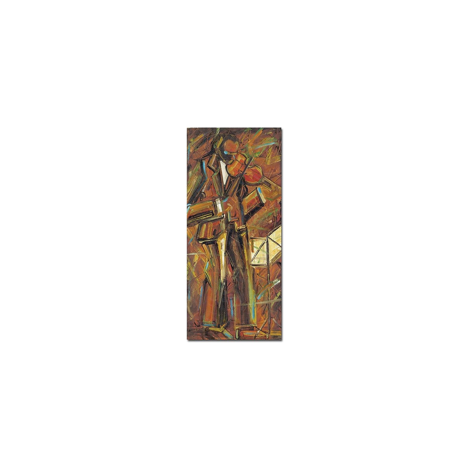 Trademark Global Daniel Gonzales "Cancion Para Ti" Canvas Art 47" x 24" (MA120-C2447GG)