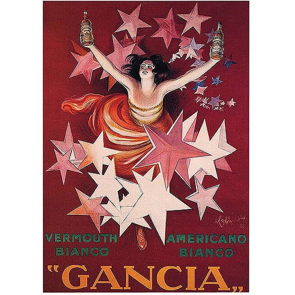 Gancia Large Wrapped Canvas Art with Wood Frame, 32" x 26"