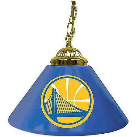 Golden State Warriors NBA Single Shade Bar Lamp - Royal Blue, Golden Yellow