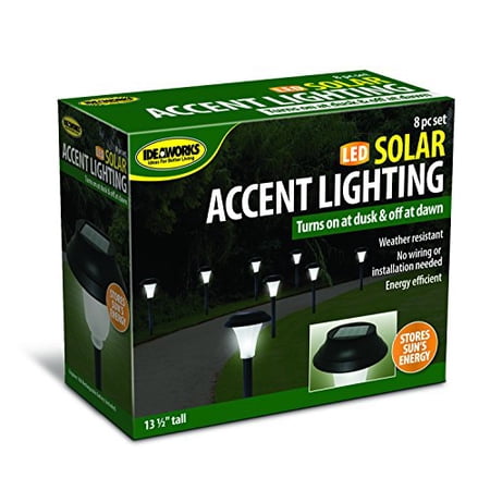 Trademark Global LED Stake Solar Powered Outdoor Spotlight Fixture