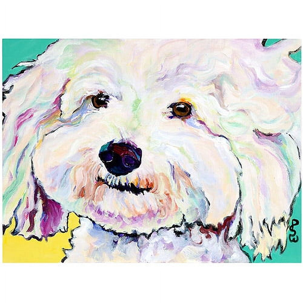 Trademark Global Pat Saunders White "Buttons" Canvas Art, 14" x 19"