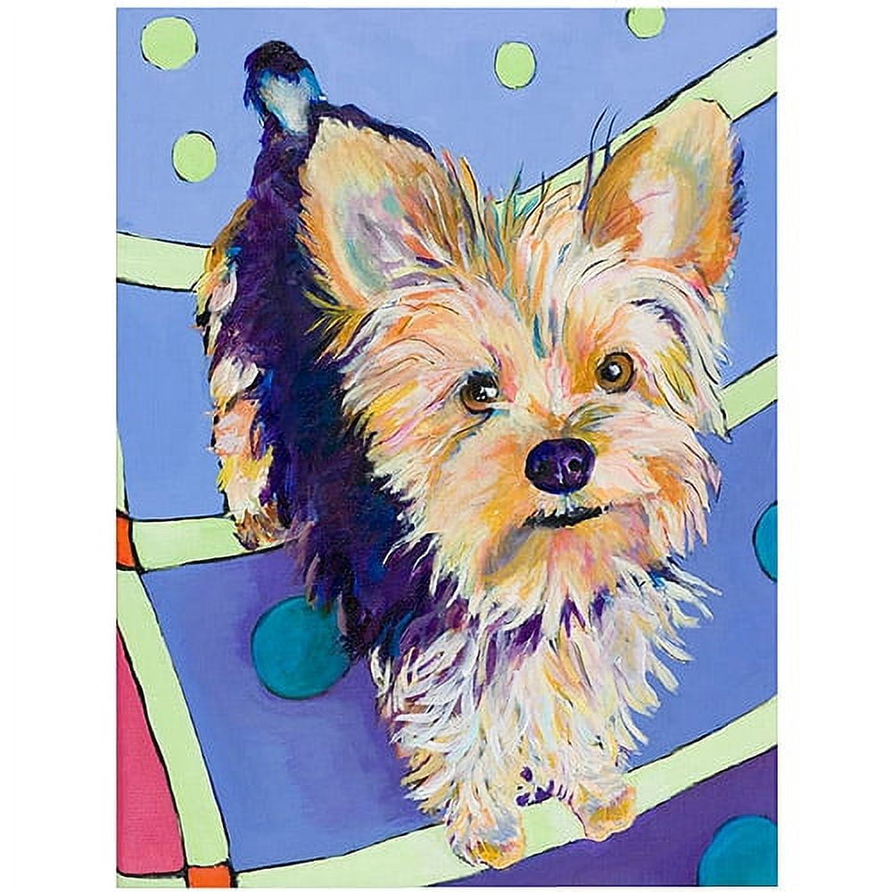 Trademark Global Pat Saunders White "Claire" Canvas Art, 32" x 26"