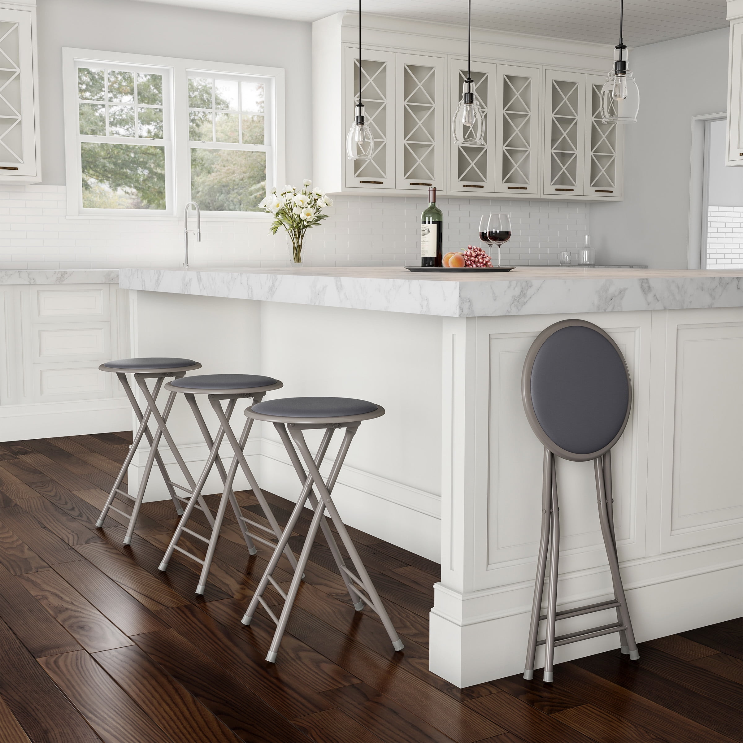 Foldable counter height stool sale