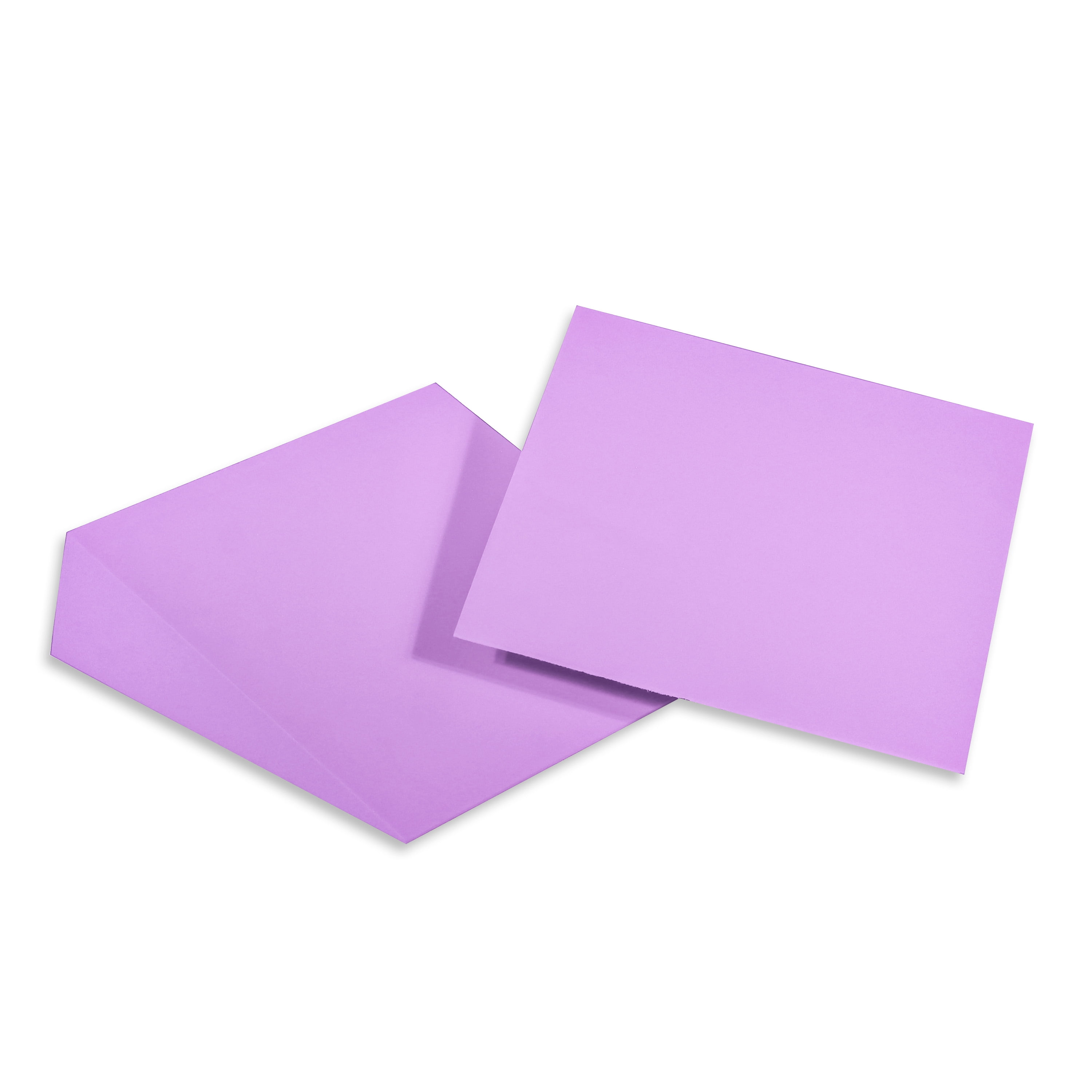 Trademark Innovations 12" Foam Incline Wedge for Yoga Stretching (Set of 2, Purple)