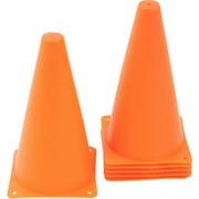 Trademark Innovations 9" Orange Sports Cones (12 Pieces)