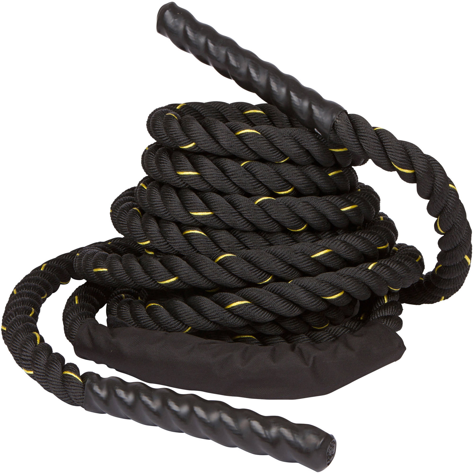 Trademark Innovations Battle Rope, Strength and Core Training, 1.5 ...