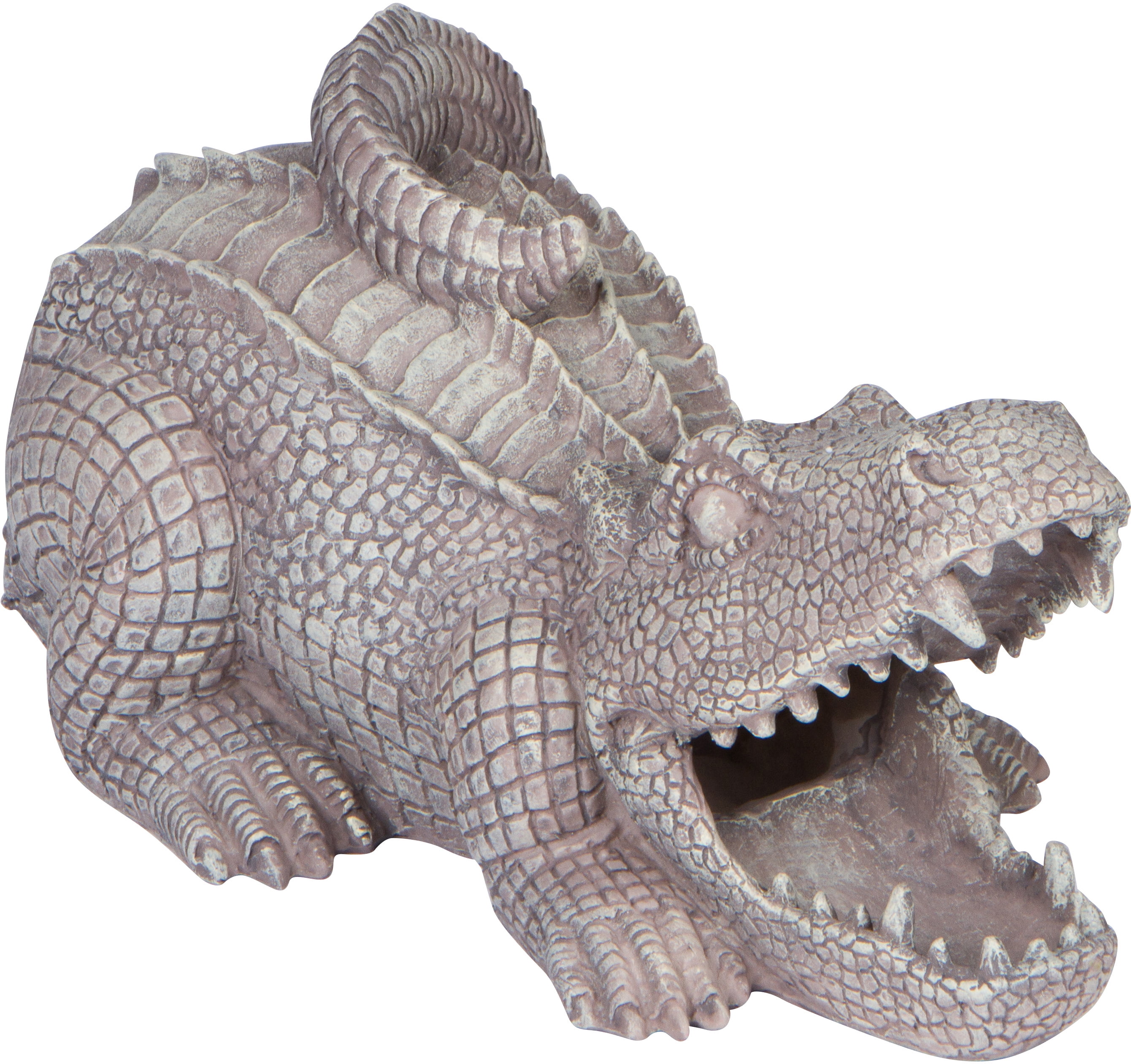 Trademark Innovations Decorative 5" Polyresin Alligator Splash Block Gutter Downspout Garden Statue