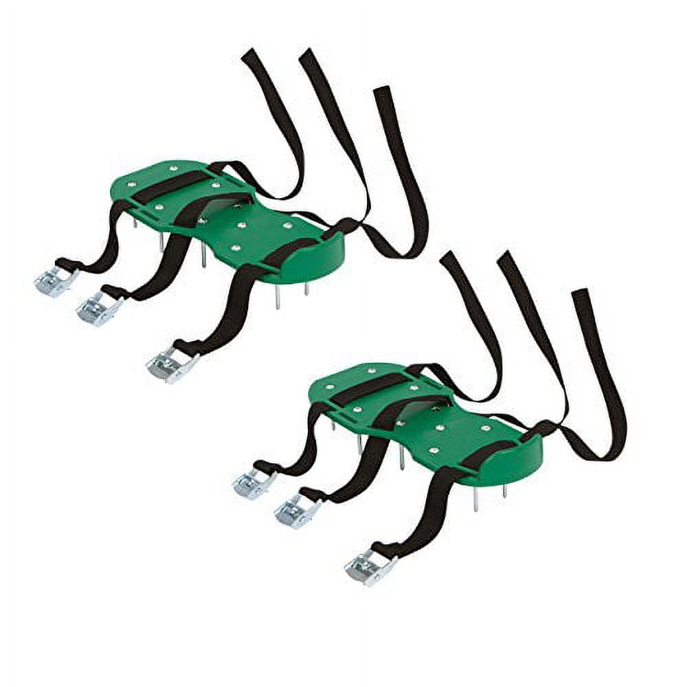 Trademark Innovations Lawn Aerator Spike Shoes with Adjustable Straps