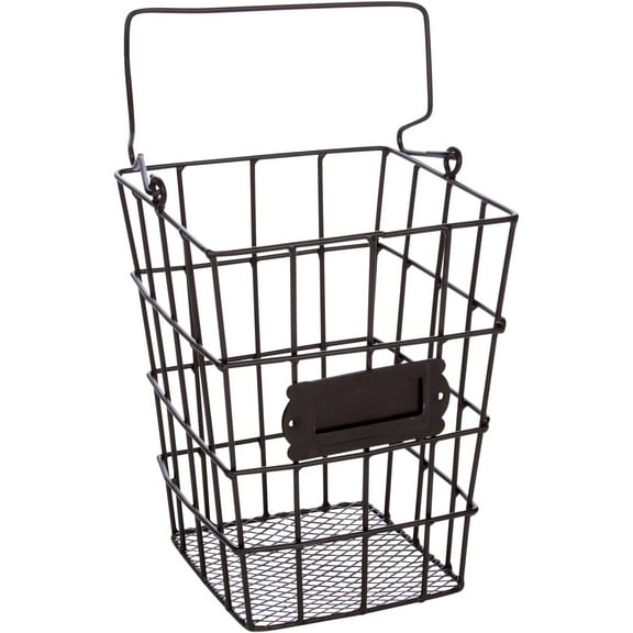 Trademark Innovations Metal Wire and Mesh Hanging Utensil and Storage Basket by
