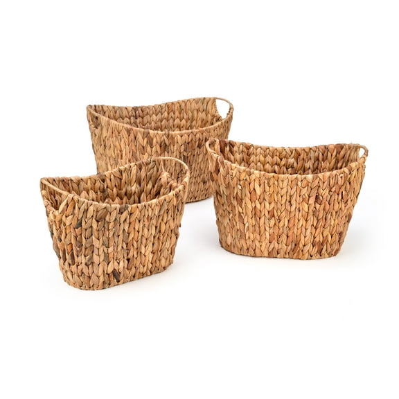 Trademark Innovations Wicker Storage Basket, "Set of 3"