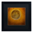 thumbnail image 1 of Trademark Nicole Dietz "Moon on Yellow" Art Black Matte With Black Frame 16" x 16" (ND077-B1616BMF), 1 of 1