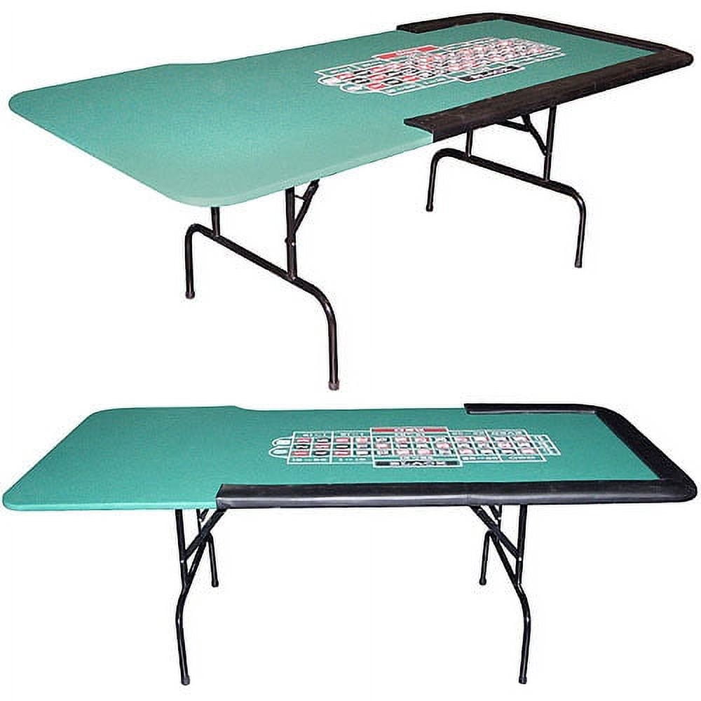Trademark Poker 84" X 29" Inch Roulette Table With Folding Legs