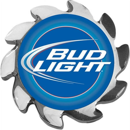 Trademark Poker Bud Light Spinner Card Cover, Silver