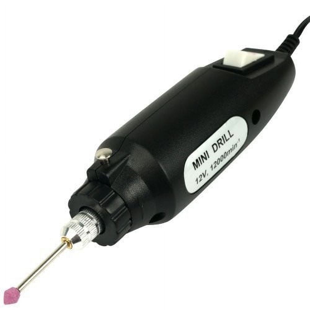 Trademark Tools 75 TJ9903 Mini 12V Electric Drill with Rotary Tool Set Walmart