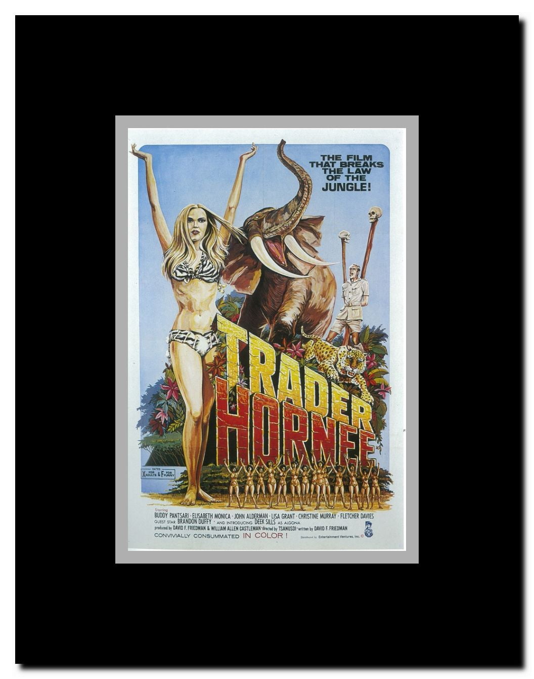 Trader Hornee Framed Movie Poster