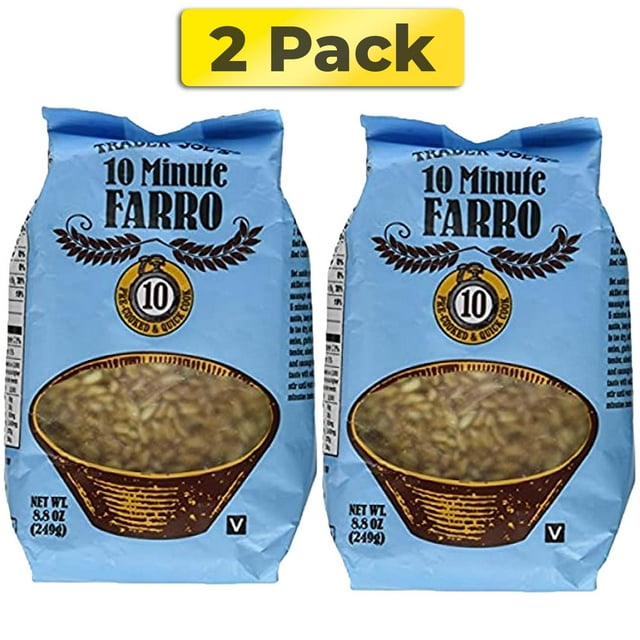 Trader Joe's 10 Minute Farro, 8.8 oz, Pack 2