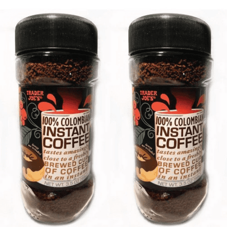 Trader Joe's 100% Colombian Instant Coffee 3.5oz - Pack of 2