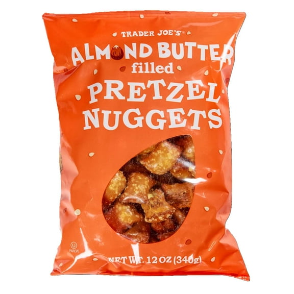 Trader Joe's Almond Butter Filled Pretzel Nuggets, 12 oz