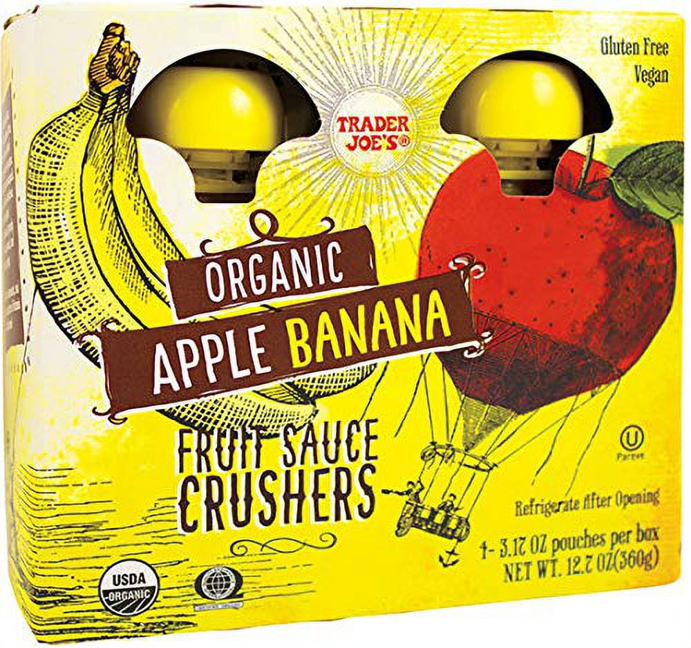 Trader Joe's Apple Banana Fruit Sauce Crushers