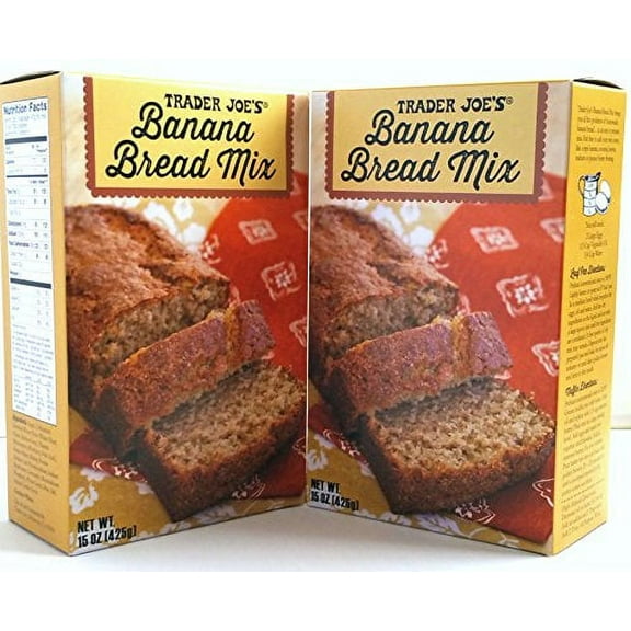 Trader Joe's - Banana Bread Mix - Net Wt. 15 Oz (425g) - 2 Boxes
