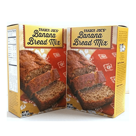 Trader Joes - Banana Bread Mix - Net Wt. 15 Oz (425g) - 2 Boxes
