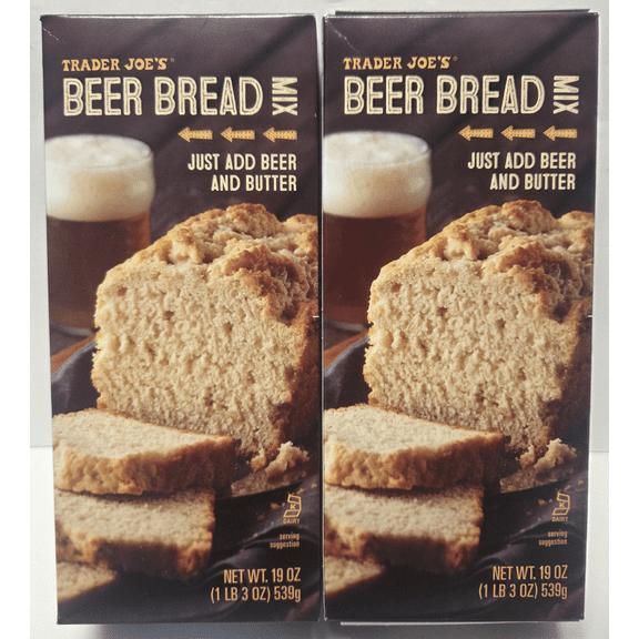Trader Joe's Beer Bread Mix 19oz 539g (2 Boxes)