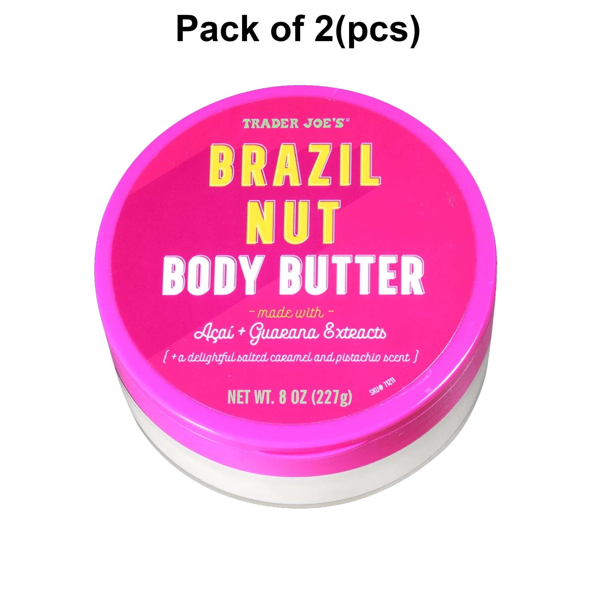 Trader Joe’s Brazil Nut Body Butter, 2 Packs, 8 Oz, Size Adult